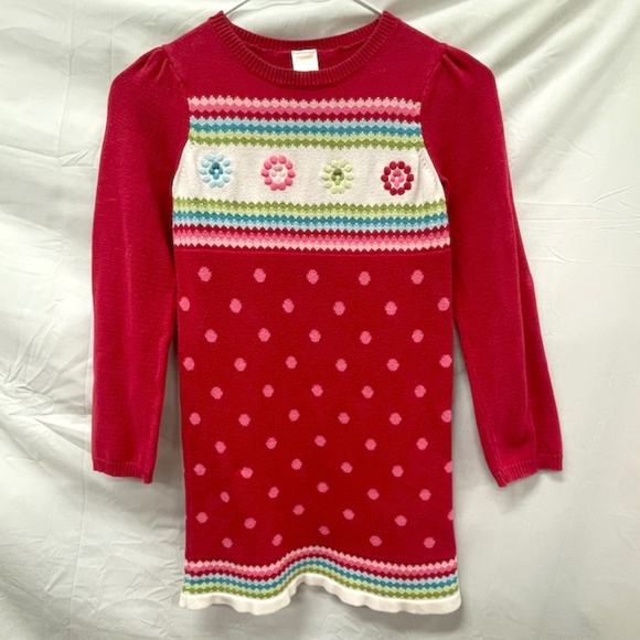 Gymboree Other - Gymboree Red Sweater Dress Long Sleeve Girls Size 7